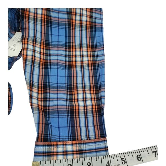 Old Navy Junior Men's Shirt Multicolor Plaid Long Sleeve Button Up Front Sz XL - Picture 8 of 14